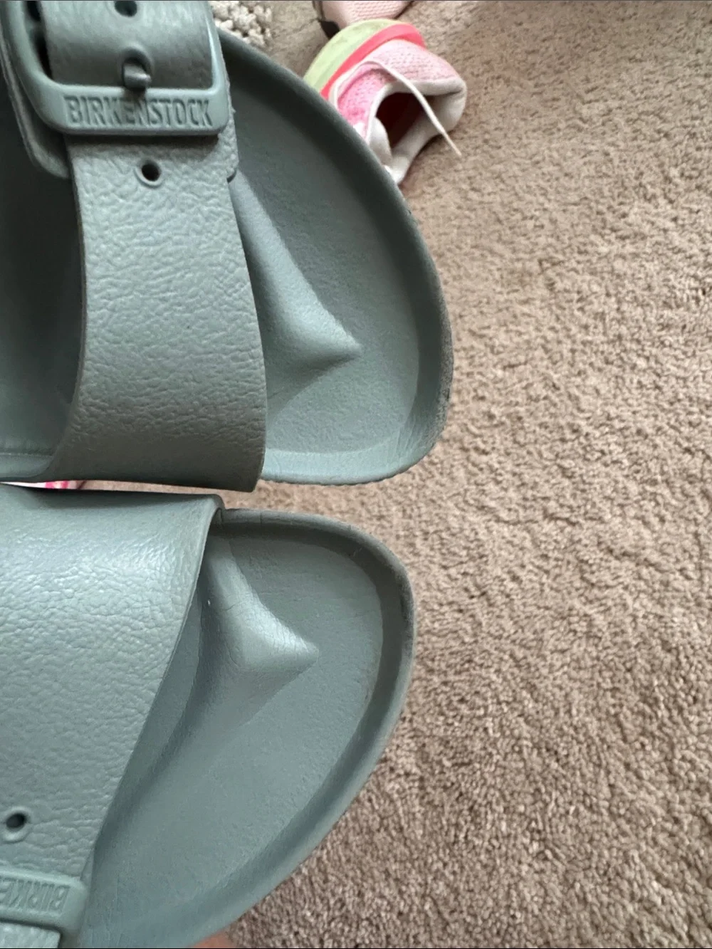 Birkenstock Arizona essentials in sage